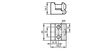 Element mocujący (E21088) - IFM