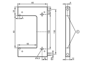 Czujnik światłowodowy w układzie bramki FE-50-V-V-X/2,5M (E21132) - IFM