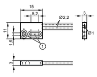 Czujnik światłowodowy odbiciowy FT-11-EPV-Q3/F2x1/2m (E21310) - IFM