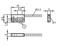Czujnik światłowodowy w układzie bramki FE-11-EPV-Q3/F1x1/2m (E21311) - IFM
