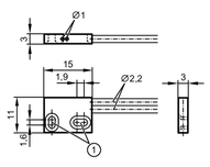 Czujnik światłowodowy odbiciowy FT-11-EPV-Q3/F2x1/2m (E21312) - IFM