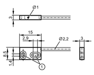 Czujnik światłowodowy w układzie bramki FE-11-EPV-Q3/F1x1/2m (E21313) - IFM