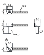 Czujnik światłowodowy odbiciowy FT-11-EPV-O4/FHx1/2m (E21318) - IFM