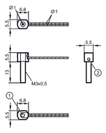 Czujnik światłowodowy odbiciowy FT-11-EPV-O3/F2x0,5/2m (E21320) - IFM