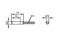 Czujnik światłowodowy odbiciowy FT-11-EPA-M3/F0,5x1/2m (E21324) - IFM