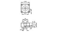 Adapter kołnierzowy do czujników  procesowych (E30063) - IFM