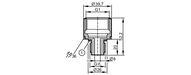 Adapter wkręcany (E30116) - IFM