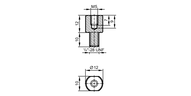 Adapter wkręcany (E30137) - IFM
