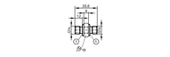 Adapter wkręcany PX G1/4A-G1/4A V4A (E30143) - IFM
