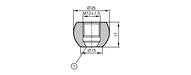Adapter do wspawania do czujników  procesowych (E30155) - IFM