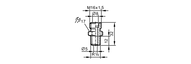Adapter wkręcany (E30461) - IFM