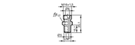 Adapter wkręcany (E30462) - IFM