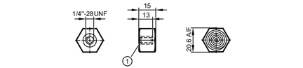 Adapter przyklejany do czujników  przyspieszenia i wibracji (E30472) - IFM