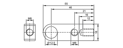 Adapter montażowy  (E30493) - IFM