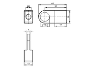 Adapter montażowy  (E30495) - IFM