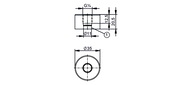 Adapter do wspawania do czujników  procesowych (E30503) - IFM