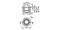 Adapter wkręcany (E30516) - IFM