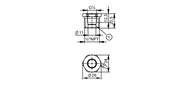 Adapter wkręcany (E30521) - IFM