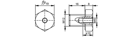 Adapter montażowy  (E30534) - IFM