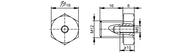 Adapter montażowy  (E30534) - IFM