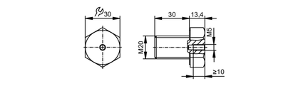 Adapter montażowy  (E30535) - IFM
