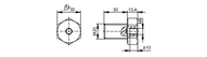 Adapter montażowy  (E30538) - IFM