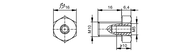 Adapter montażowy  (E30539) - IFM