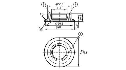 Adapter procesowy Tri-Clamp (E33209) - IFM
