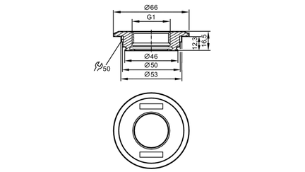 Adapter procesowy Varivent (E33221) - IFM