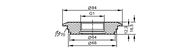 Adapter procesowy Varivent (E33222) - IFM