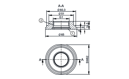 Adapter procesowy SMS (E33298) - IFM
