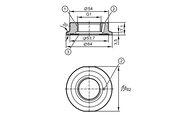 Adapter procesowy Clamp DIN 11864 (E33308) - IFM