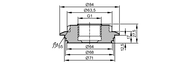 Adapter procesowy Varivent (E33622) - IFM