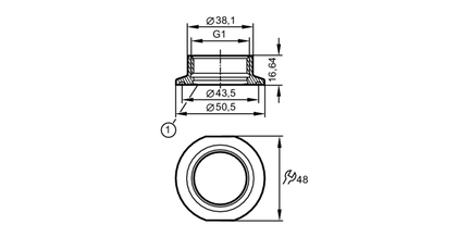 Adapter procesowy Tri-Clamp (E33701) - IFM