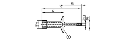 Osłona procesowa do czujników  temperatury (E38795) - IFM