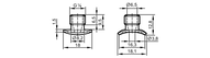 Adapter do wspawania do czujników  procesowych (E38828) - IFM
