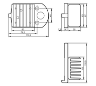 Radiator do kamer 3D (E3D304) - IFM