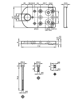 Radiator do kamer 3D (E3D353) - IFM