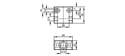Adapter procesowy do detekcji małych przepływów (E40159) - IFM