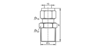 Złączka zaciskowa do czujników  procesowych CLAMP ADAPTER R1/2 (E40160) - IFM
