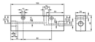 Adapter procesowy do detekcji małych przepływów ADAPTBLOCK D4,5 G1/4 PVC (E40187) - IFM