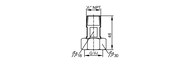 Adapter montażowy  do czujników  przepływu ADAPTER G3/4-NPT1/2/V4A (E40191) - IFM