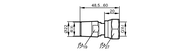 Adapter montażowy  do czujników  przepływu REDADAPT G1/2"-R1/2" (E40199) - IFM