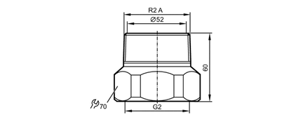 Adapter montażowy  do czujników  przepływu ADAPT /SM/1/G2 - R2 (E40231) - IFM