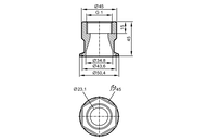 Adapter montażowy  do czujników  przepływu ADAPT G1-CLAMP/D50,5/DIN32676 (E40253) - IFM