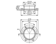 Zaciskowy adapter procesowy clamp ISO 2852 (E40486) - IFM