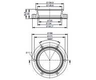 Zaciskowy adapter procesowy clamp ISO 2852 (E40487) - IFM