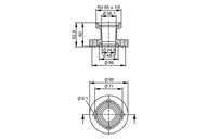 Złącze procesowe adapter rurowy DIN11851 (E40502) - IFM