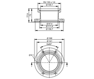 Złącze procesowe adaptery rurowe Din11851 (E40506) - IFM