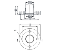 Adaptery do wspawania En10357 Seria C (Asme Bpe) (E40622) - IFM